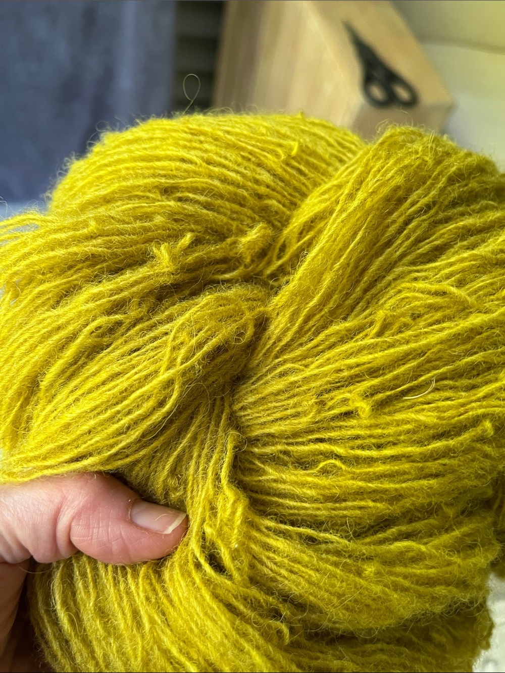 Hand-Dyed Dundaga yarn Merino 7.1 from Latvia. No
chemicals .Rare find. - Picture 4 of 4